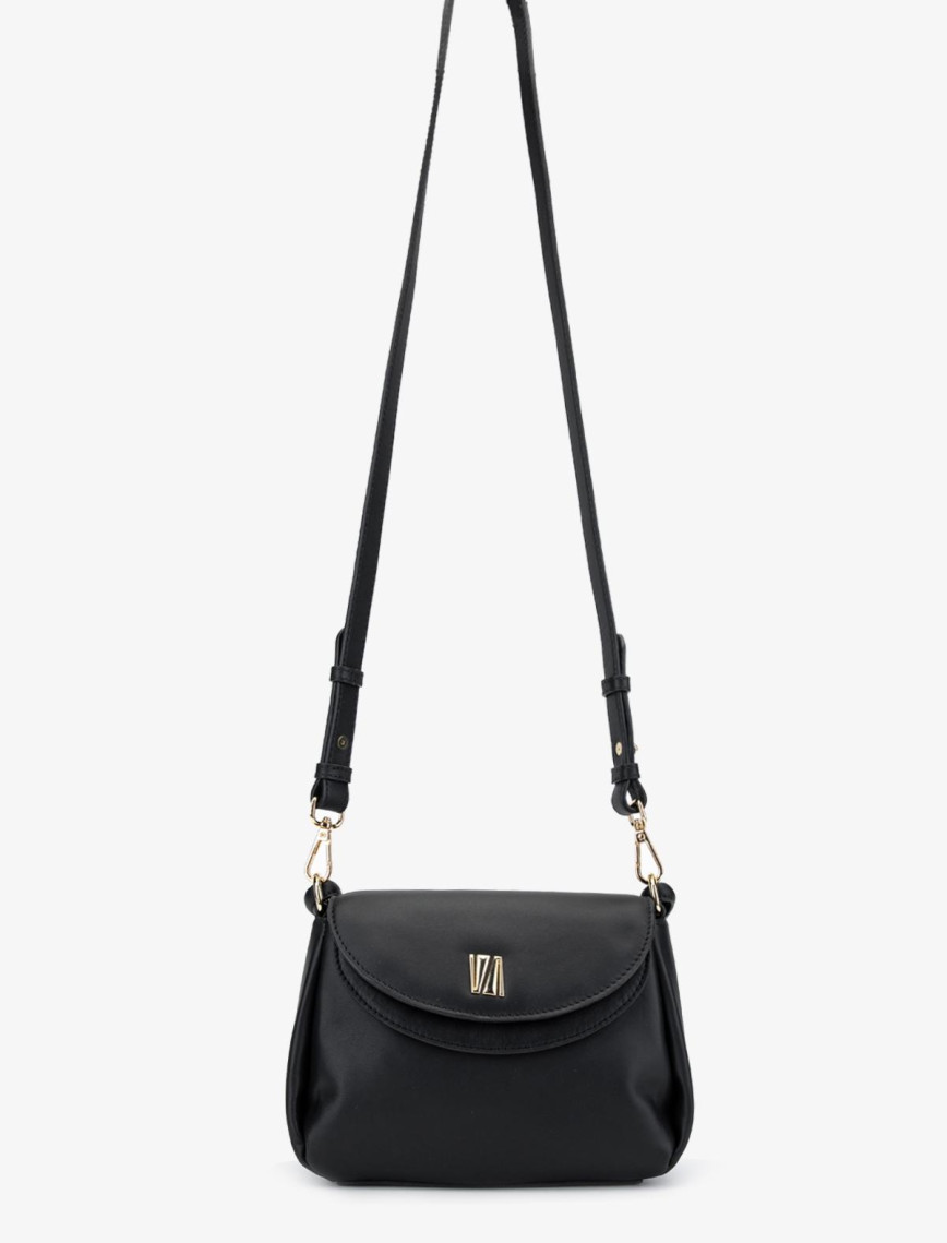 Valmenti Caly Kadın Siyah Hakiki Deri Omuz Çanta