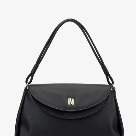 Valmenti Simbat Kadın Siyah Hakiki Deri Omuz Çanta