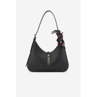Valmenti Ekips Kadın Siyah Hakiki Deri Omuz Çanta