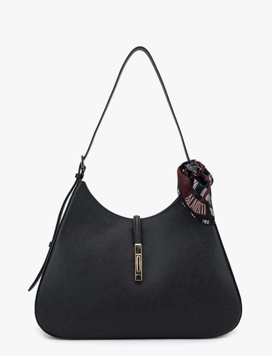 Valmenti Samty Kadın Gri Hakiki Deri Omuz Çanta