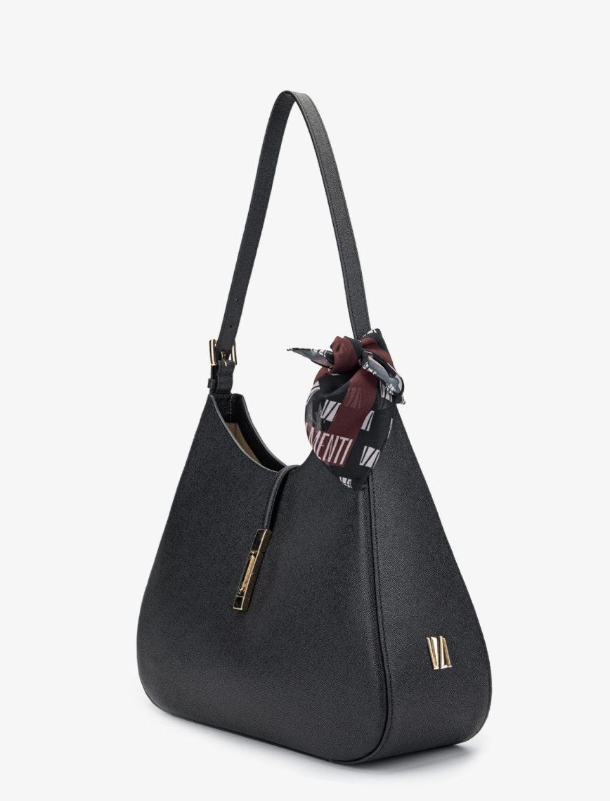 Valmenti Samty Kadın Siyah Hakiki Deri Omuz Çanta