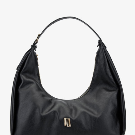Valmenti Hakky Kadın Siyah Hakiki Deri Omuz Çanta