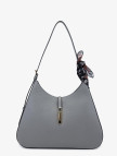 Valmenti Samty Kadın Gri Hakiki Deri Omuz Çanta