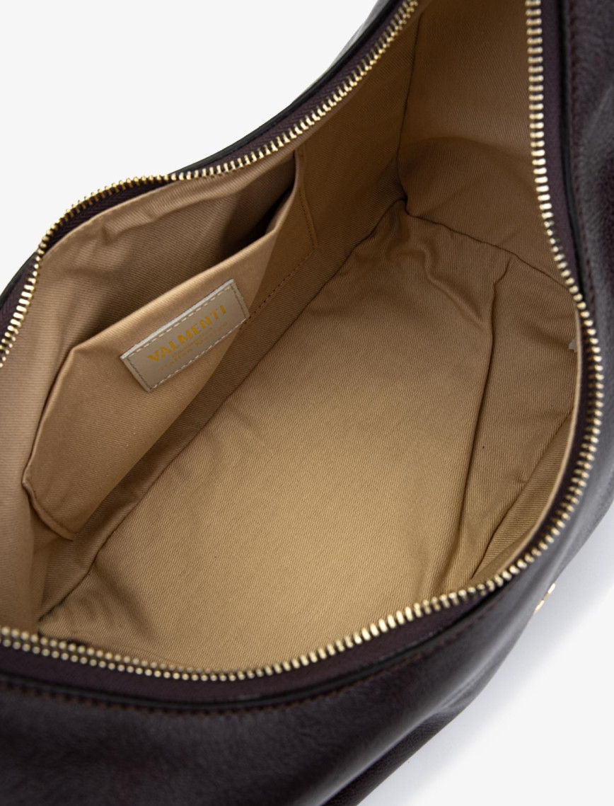 Valmenti Hakky Kadın Kahverengi Hakiki Deri Omuz Çanta