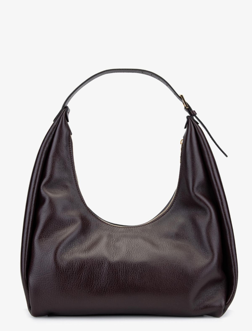 Valmenti Hakky Kadın Kahverengi Hakiki Deri Omuz Çanta