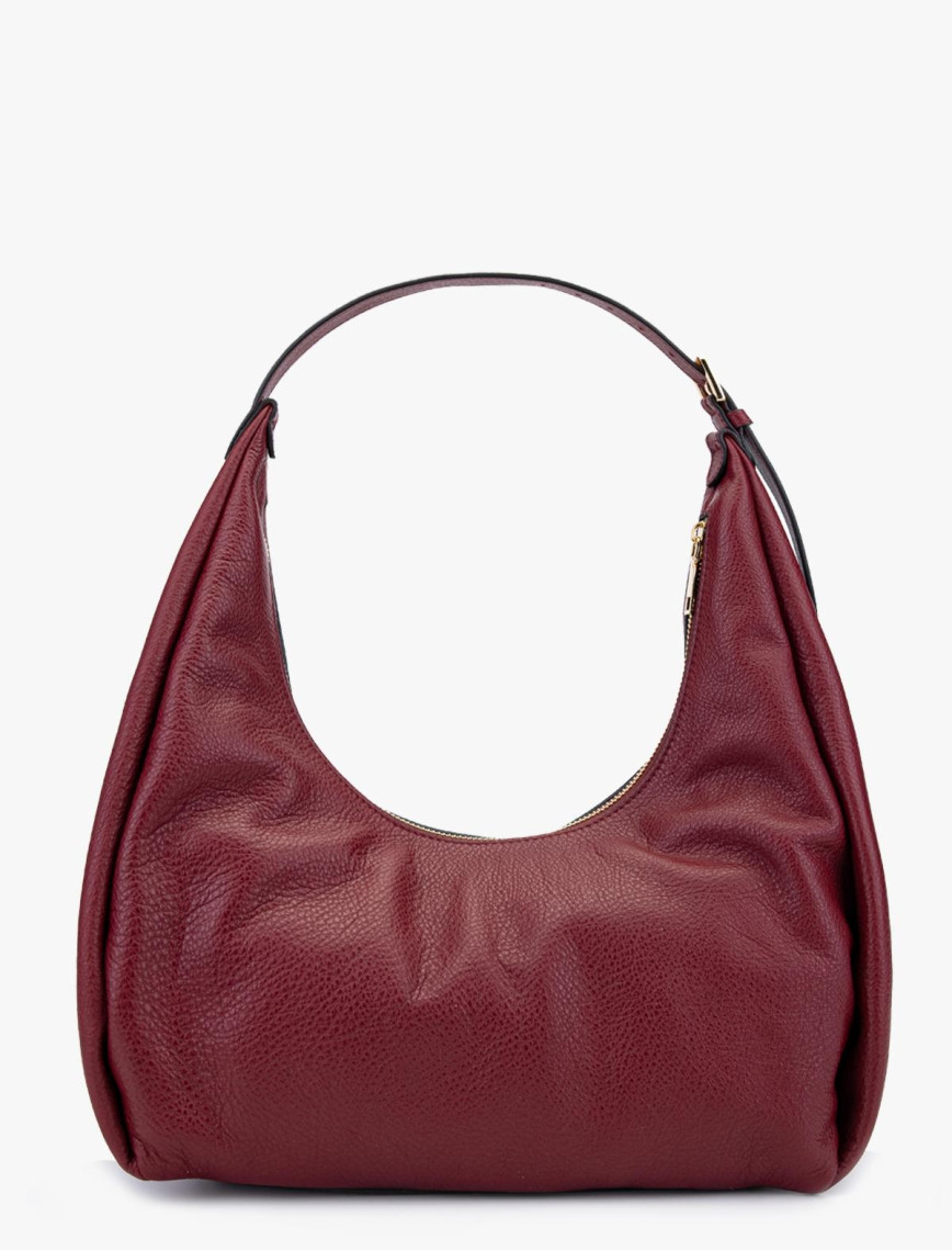 Valmenti Hakky Kadın Bordo Hakiki Deri Omuz Çanta