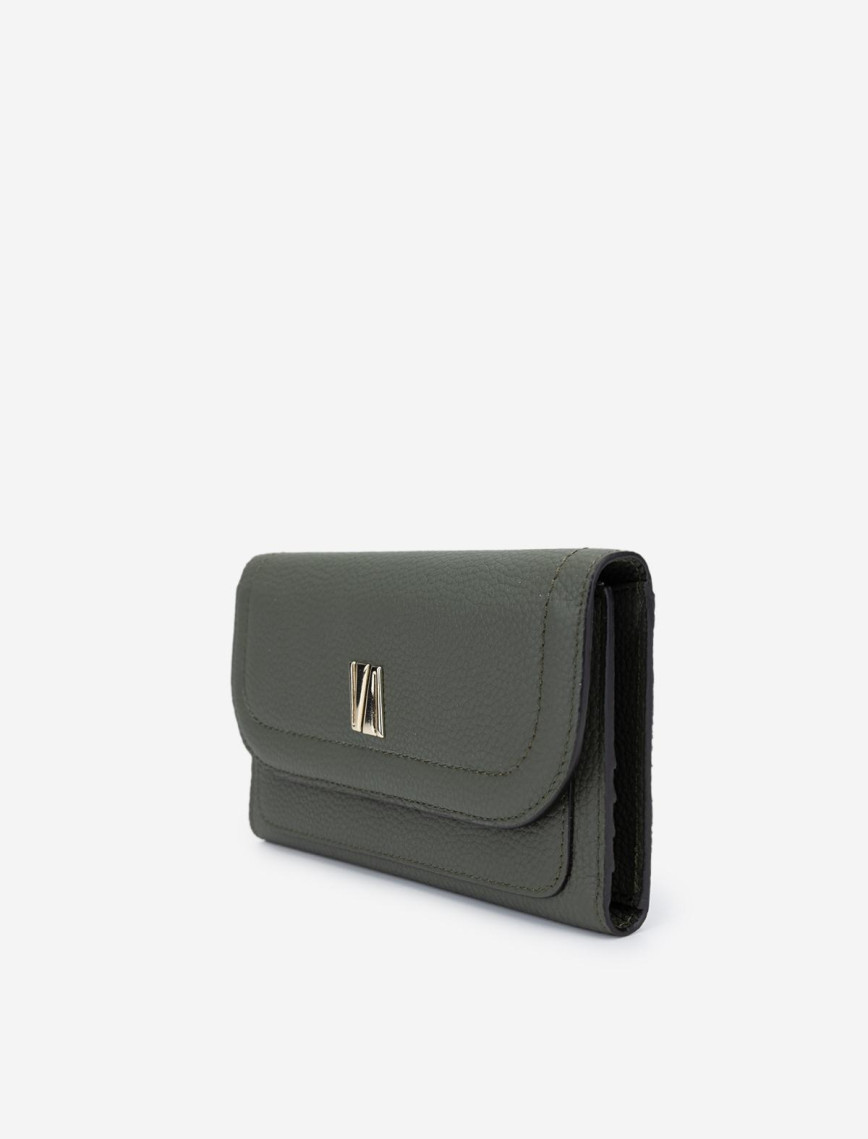 Valmenti Essento Kadın Yeşil Hakiki Deri Cuzdan,Kartlık,Anahtarlık