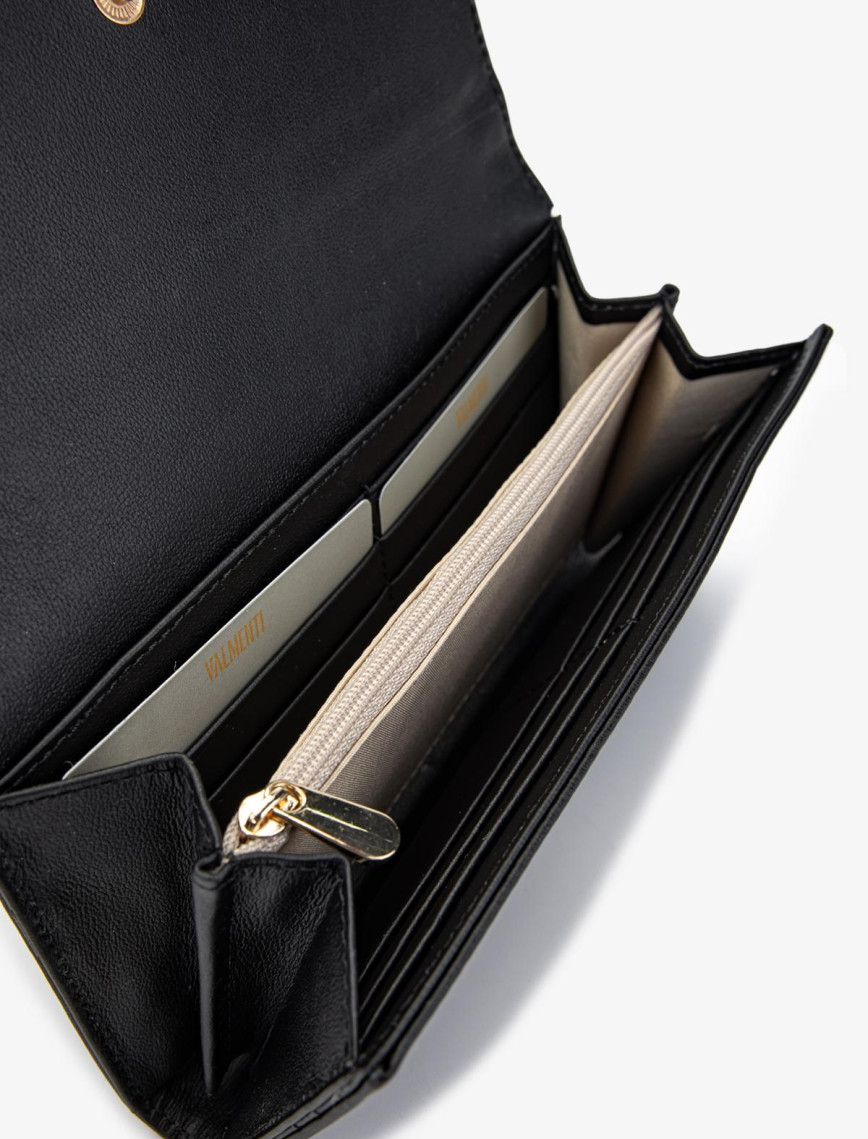 Valmenti Kadın Deri Hasır Cüzdan Cuzdan