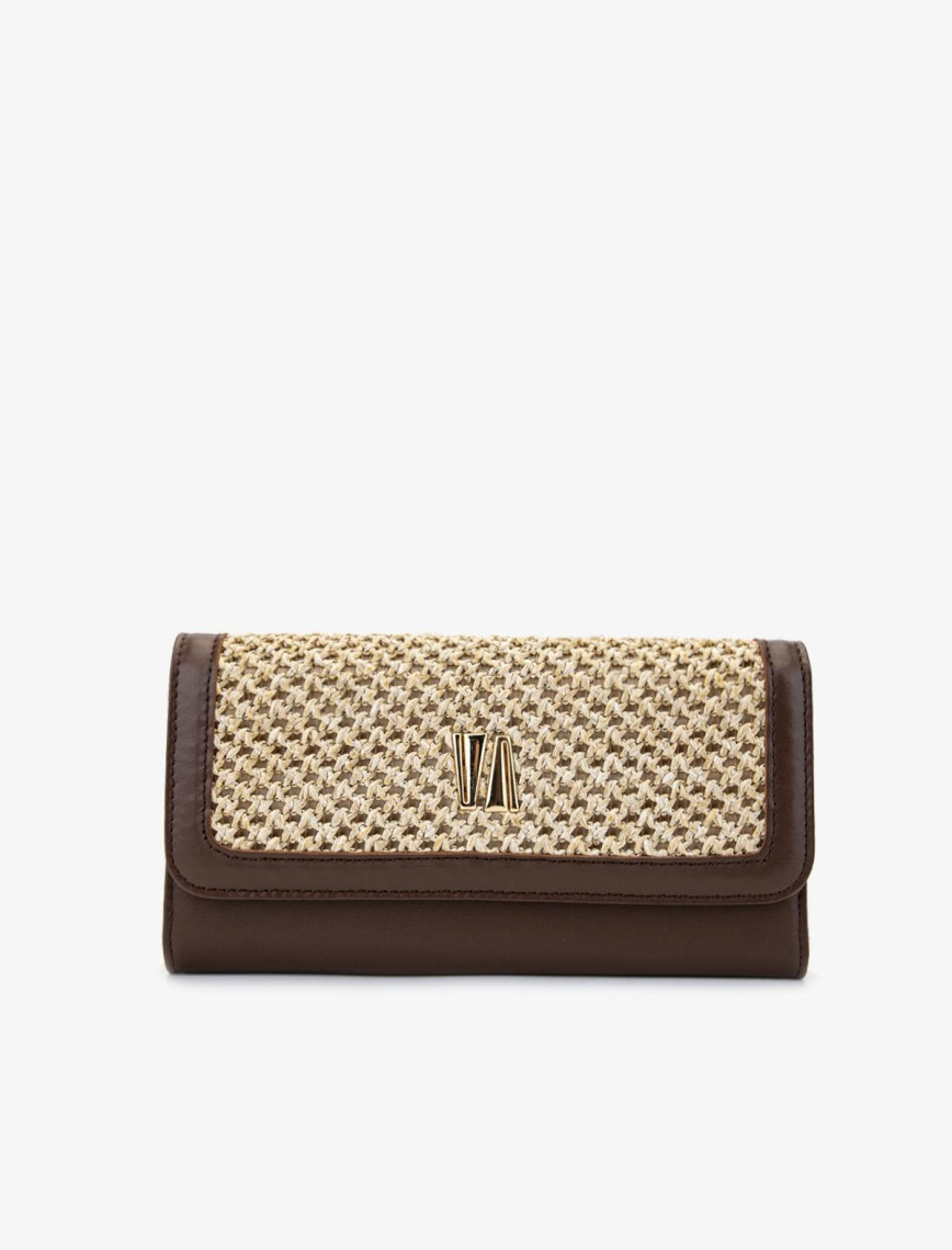 Valmenti Kadın Deri Hasır Cüzdan Cuzdan Valmenti Kadın Deri Hasır Cüzdan Cuzdan