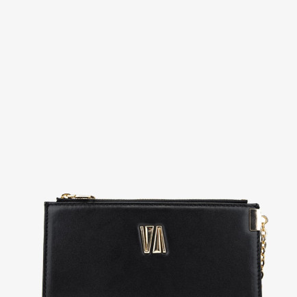 Valmenti Janti Kadın Siyah Hakiki Deri El Çantası