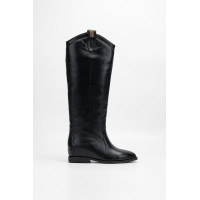 Valmenti Kadın Siyah Hakiki Deri Çizme Valmenti Kadın Siyah Hakiki Deri Çizme