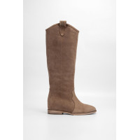 Valmenti Kadın Tütün Süet Hakiki Deri Çizme Valmenti Kadın Tütün Süet Hakiki Deri Çizme