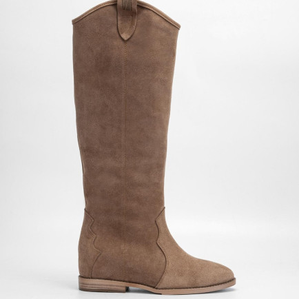 Valmenti Kadın Tütün Süet Hakiki Deri Çizme Valmenti Kadın Tütün Süet Hakiki Deri Çizme