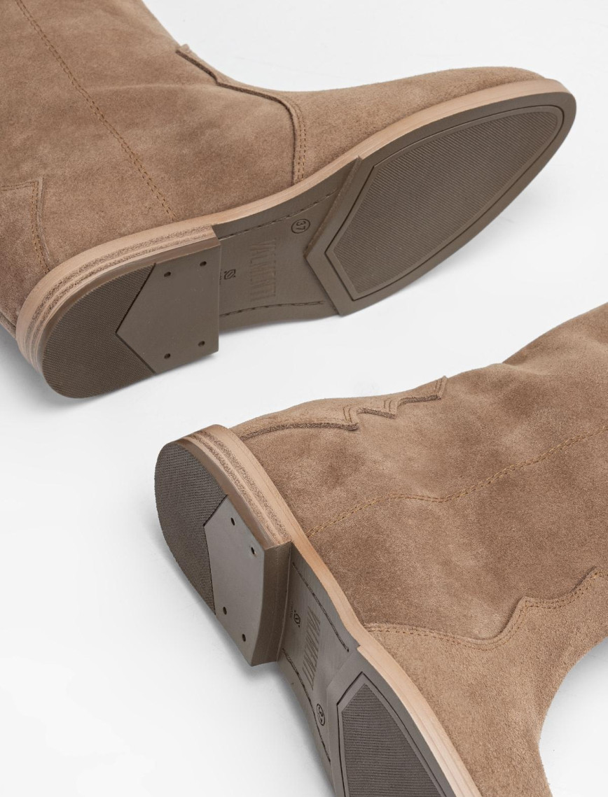 Valmenti Kadın Tütün Süet Hakiki Deri Çizme Valmenti Kadın Tütün Süet Hakiki Deri Çizme