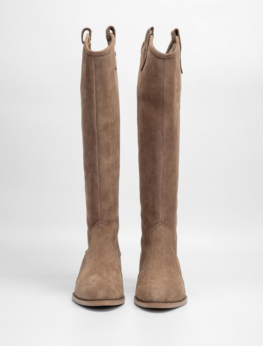 Valmenti Kadın Tütün Süet Hakiki Deri Çizme Valmenti Kadın Tütün Süet Hakiki Deri Çizme