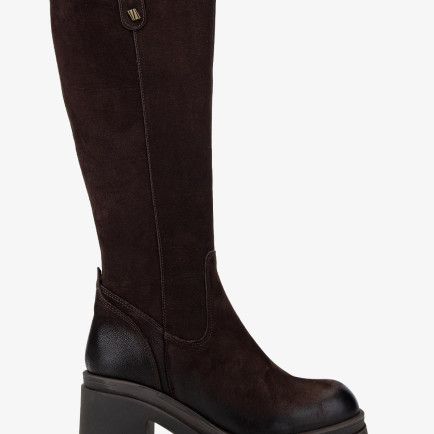 Valmenti Kadın Hakiki Deri Kahverengi Nubuk Casual Çizme Valmenti Kadın Hakiki Deri Kahverengi Nubuk Casual Çizme