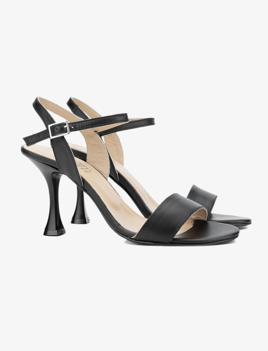 Valmenti Giulio Kadın Siyah Hakiki Deri Sandalet Valmenti Giulio Kadın Siyah Hakiki Deri Sandalet