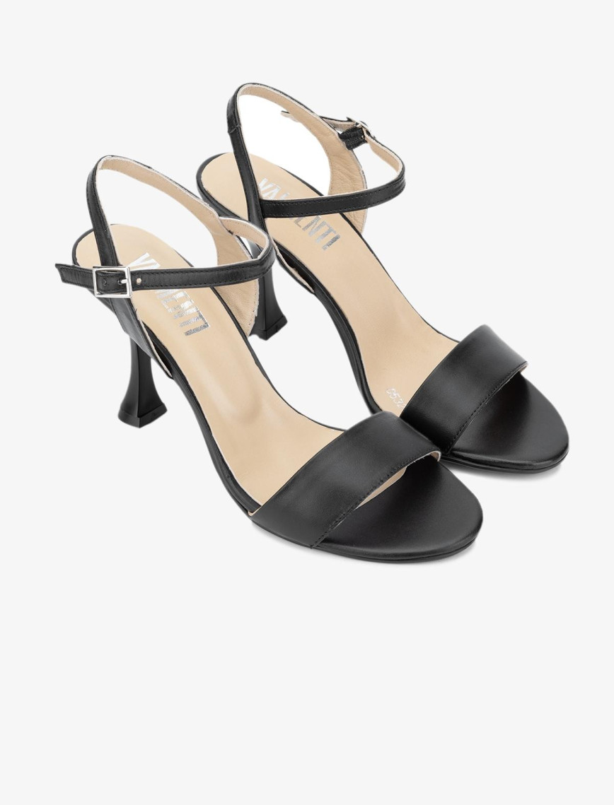 Valmenti Giulio Kadın Siyah Hakiki Deri Sandalet Valmenti Giulio Kadın Siyah Hakiki Deri Sandalet