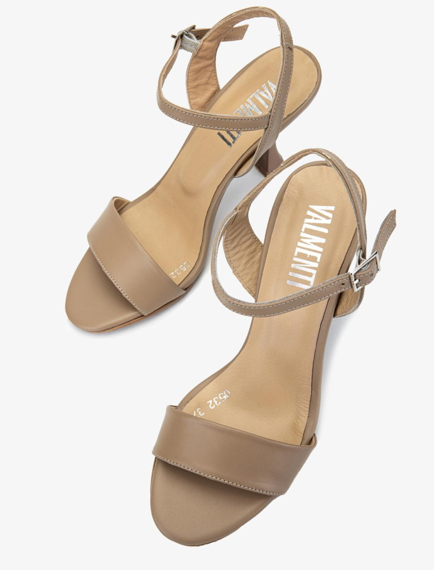 Valmenti Giulio Kadın Camel Hakiki Deri Sandalet Valmenti Giulio Kadın Camel Hakiki Deri Sandalet