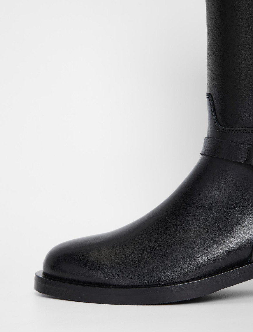 Valmenti Shaula Kadın Siyah Hakiki Deri Çizme Valmenti Shaula Kadın Siyah Hakiki Deri Çizme