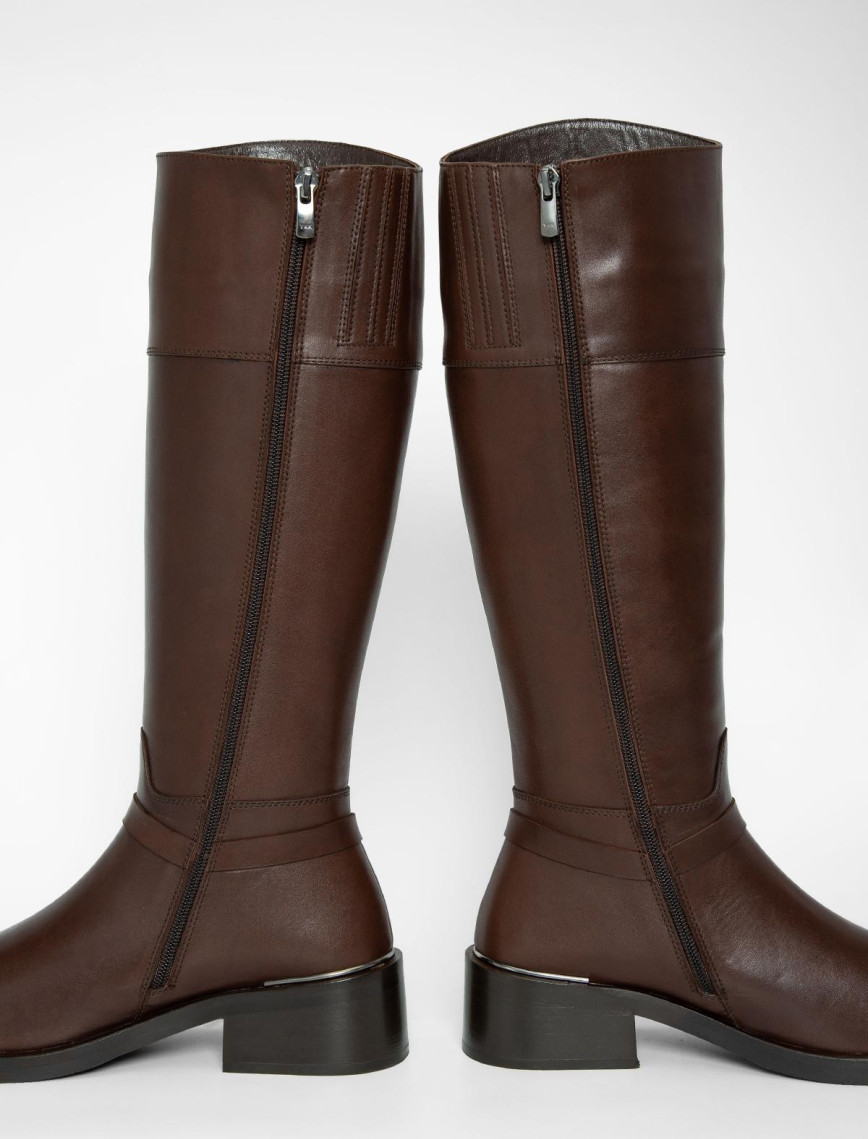 Valmenti Shaula Kadın Kahve DR Hakiki Deri Çizme Valmenti Shaula Kadın Kahve DR Hakiki Deri Çizme