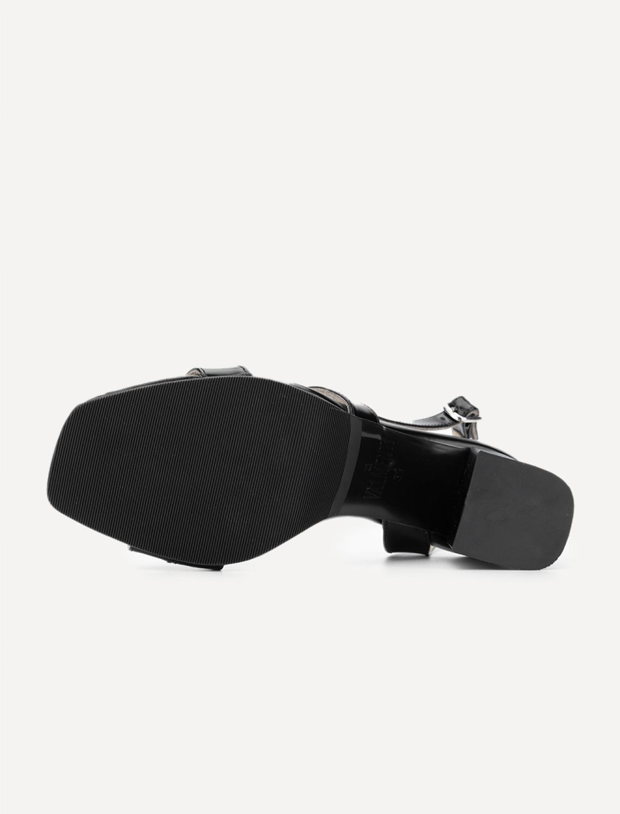 Valmenti Zayna Kadın Siyah Açma Hakiki Deri Sandalet Valmenti Zayna Kadın Siyah Açma Hakiki Deri Sandalet