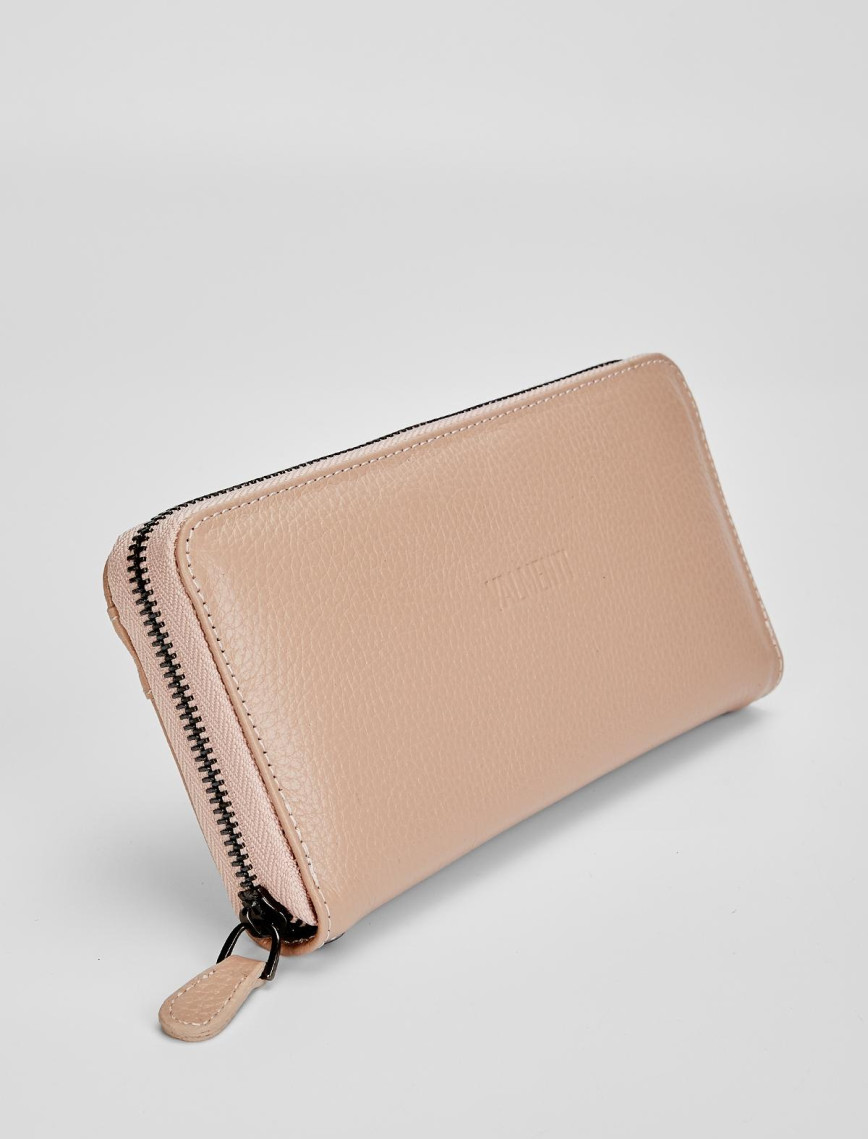 Valmenti Kadın Pudra Hakiki Deri Cuzdan,Kartlık,Anahtarlık