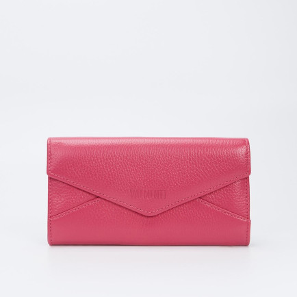 Valmenti Kadın Fuşya Hakiki Deri GÜNLÜK Cuzdan,Kartlık,Anahtarlık