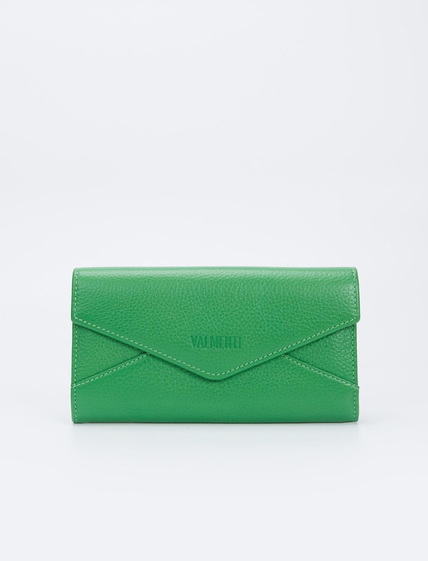 Valmenti Kadın Yeşil Hakiki Deri GÜNLÜK Cuzdan,Kartlık,Anahtarlık