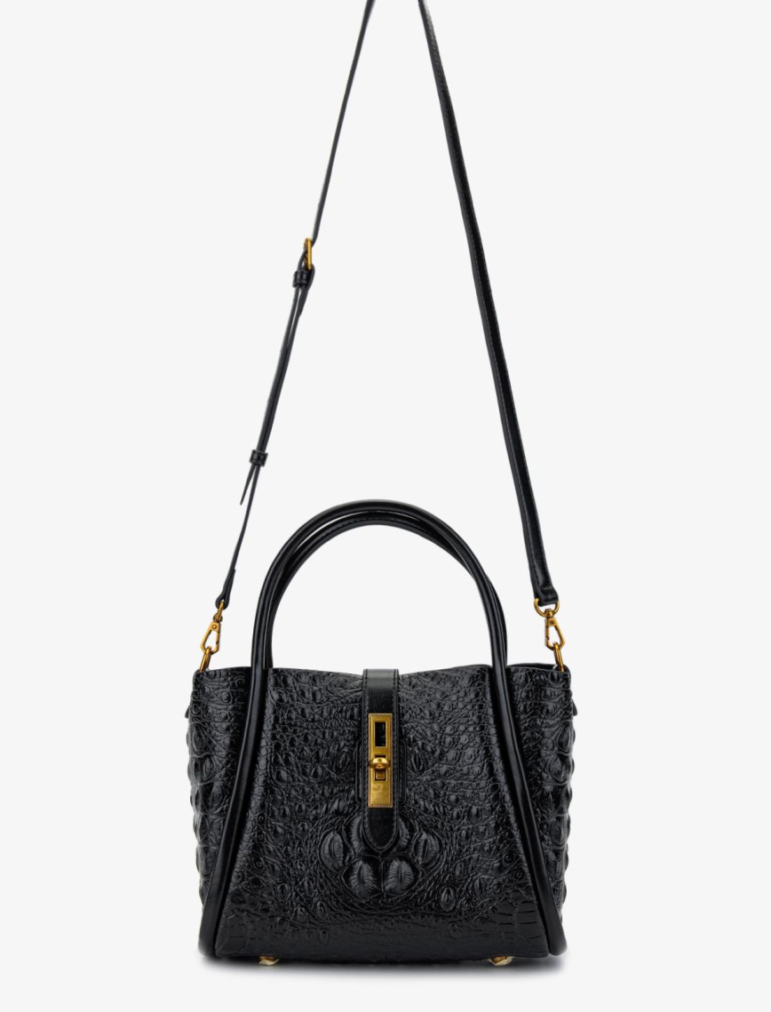 Valmenti Kadın Vegan Siyah Omuz Çanta