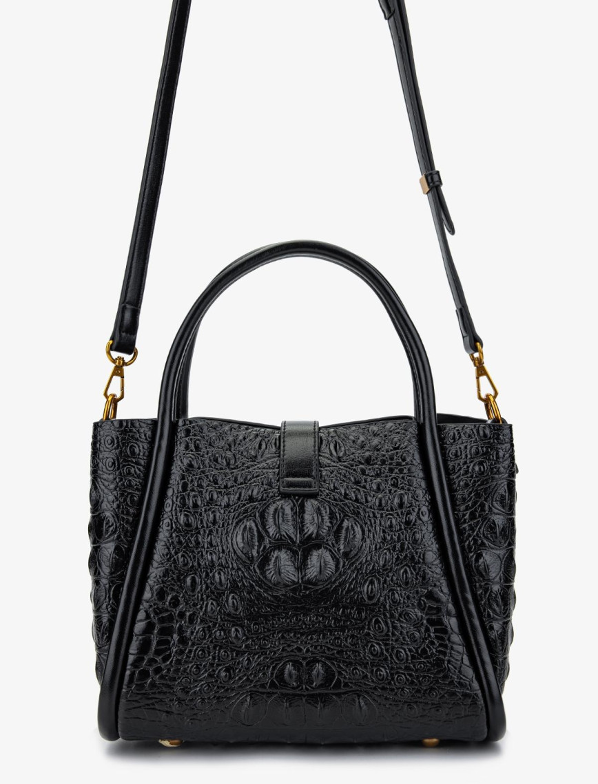 Valmenti Kadın Vegan Siyah Omuz Çanta