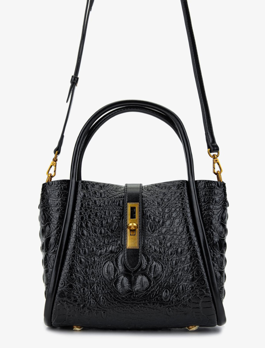 Valmenti Kadın Vegan Siyah Omuz Çanta