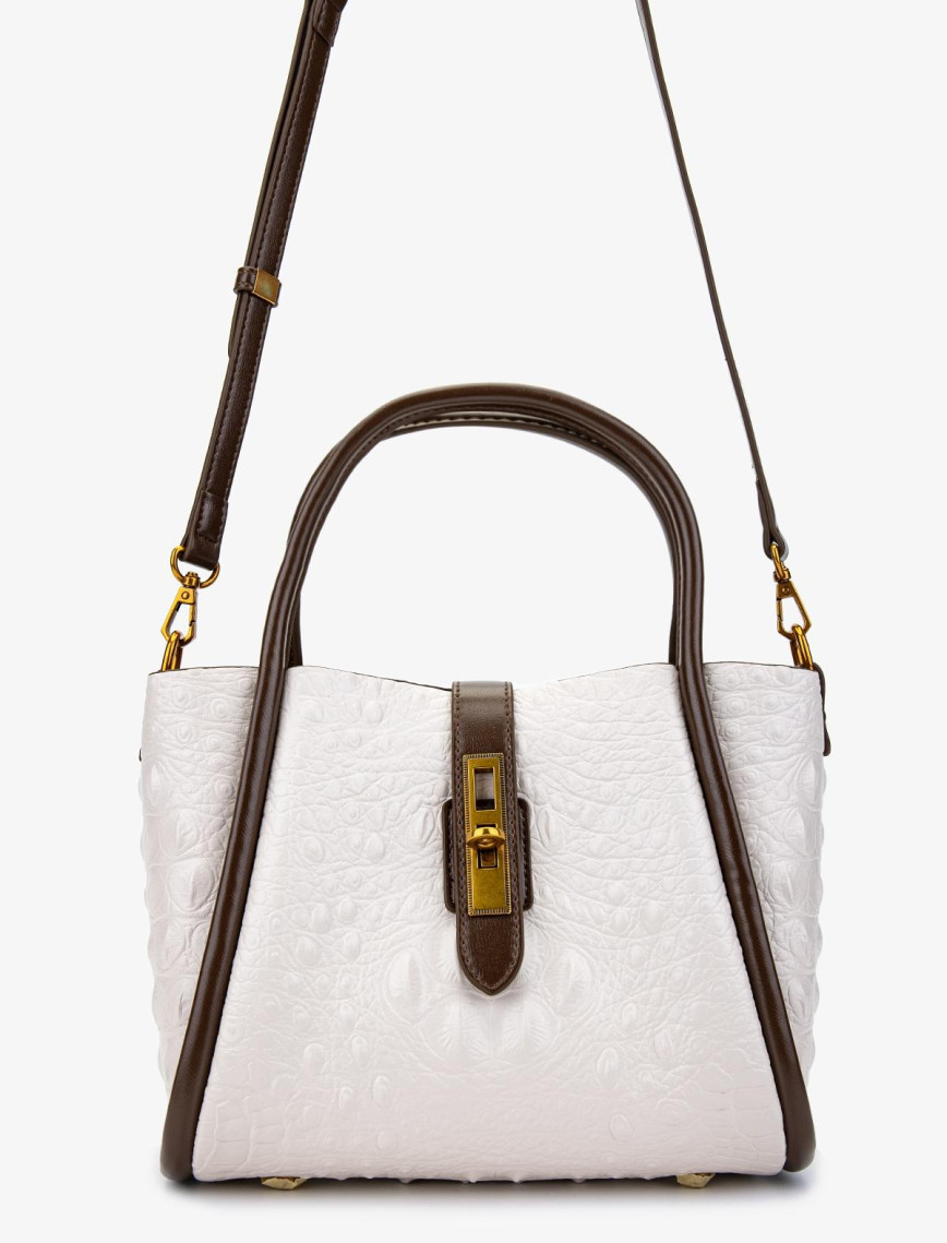 Valmenti Kadın Vegan Bej Omuz Çanta