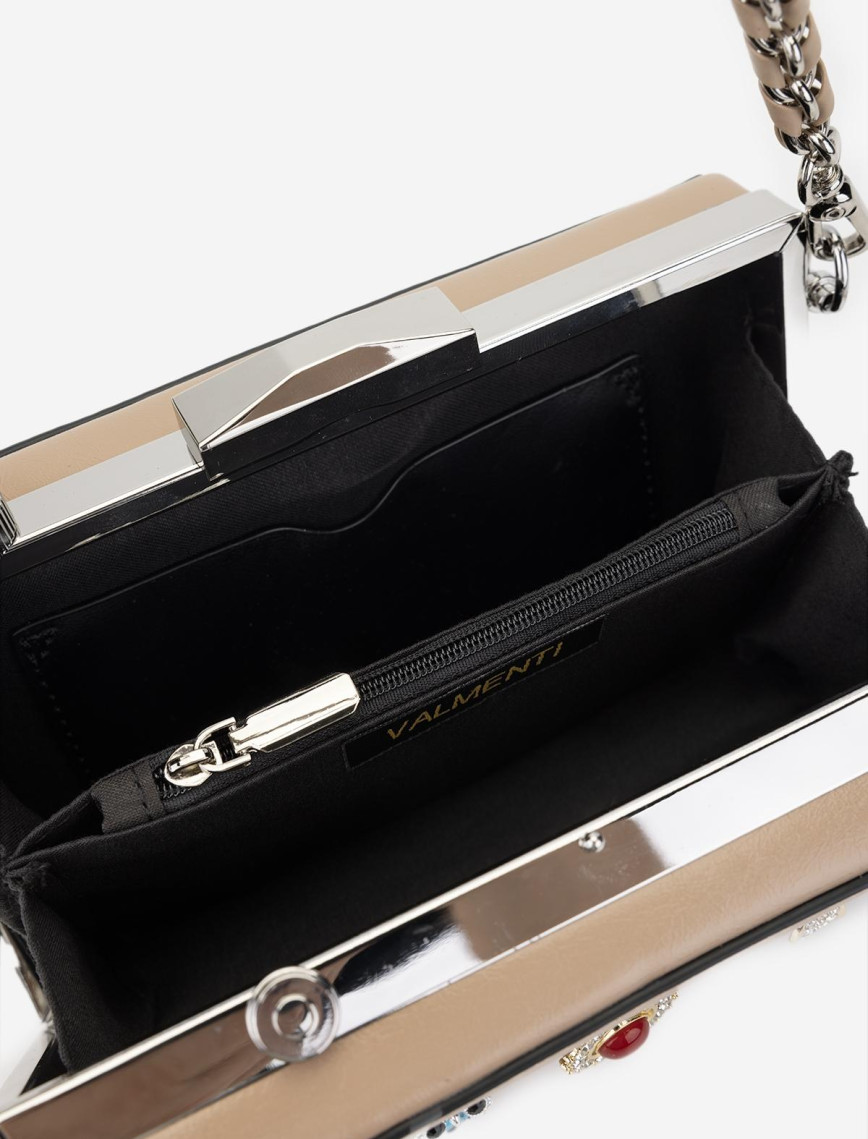 Valmenti Kadın Vegan Taupe Omuz Çanta