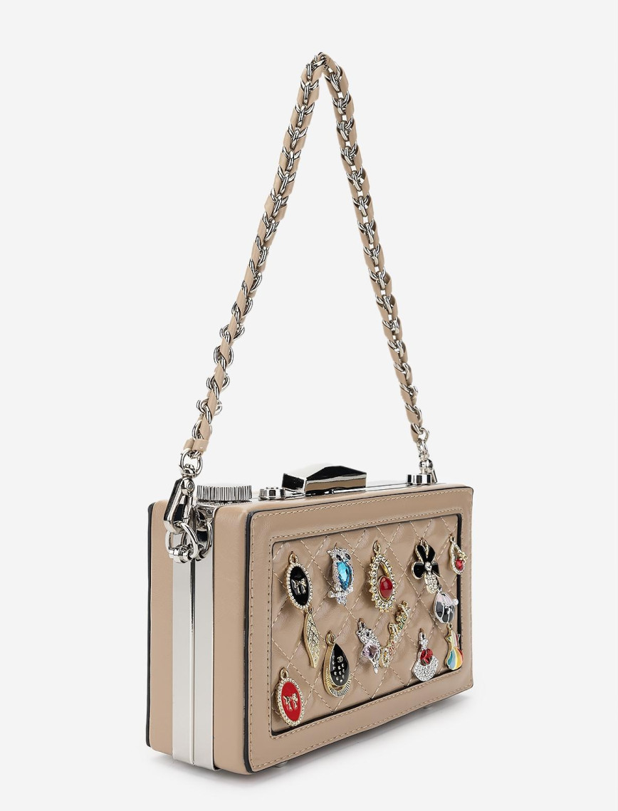 Valmenti Kadın Vegan Taupe Omuz Çanta