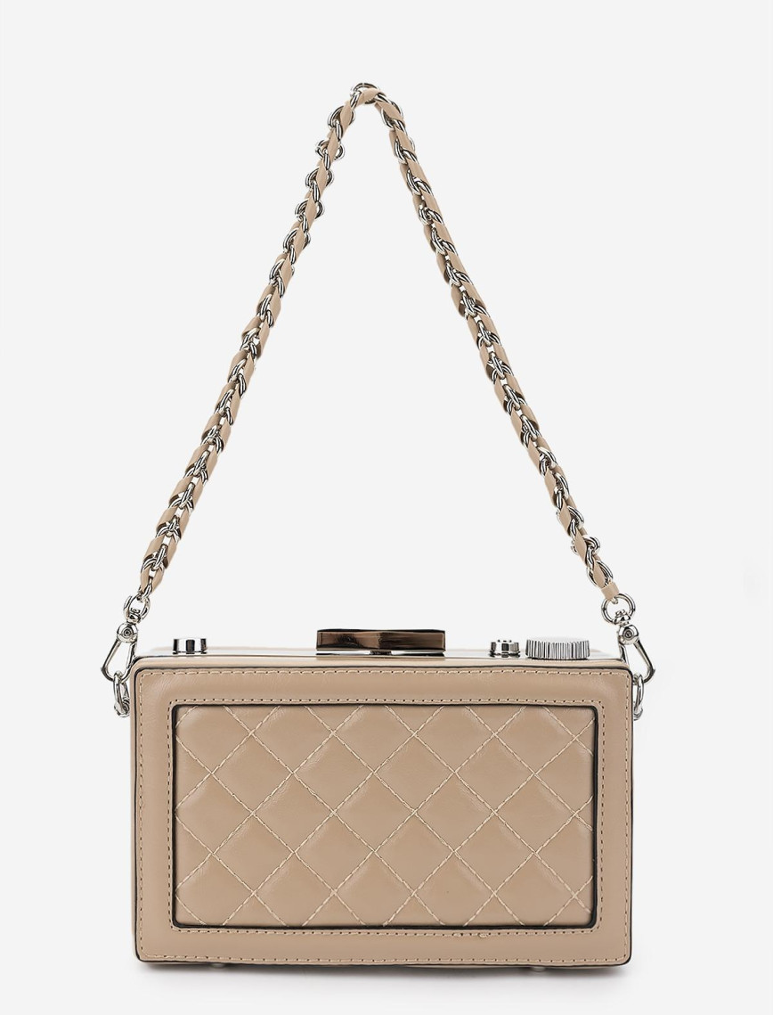 Valmenti Kadın Vegan Taupe Omuz Çanta