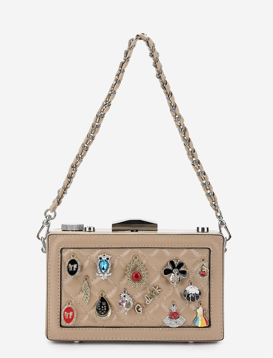 Valmenti Kadın Vegan Taupe Omuz Çanta