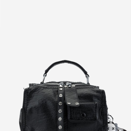 Valmenti Kadın Vegan Siyah Omuz Çanta