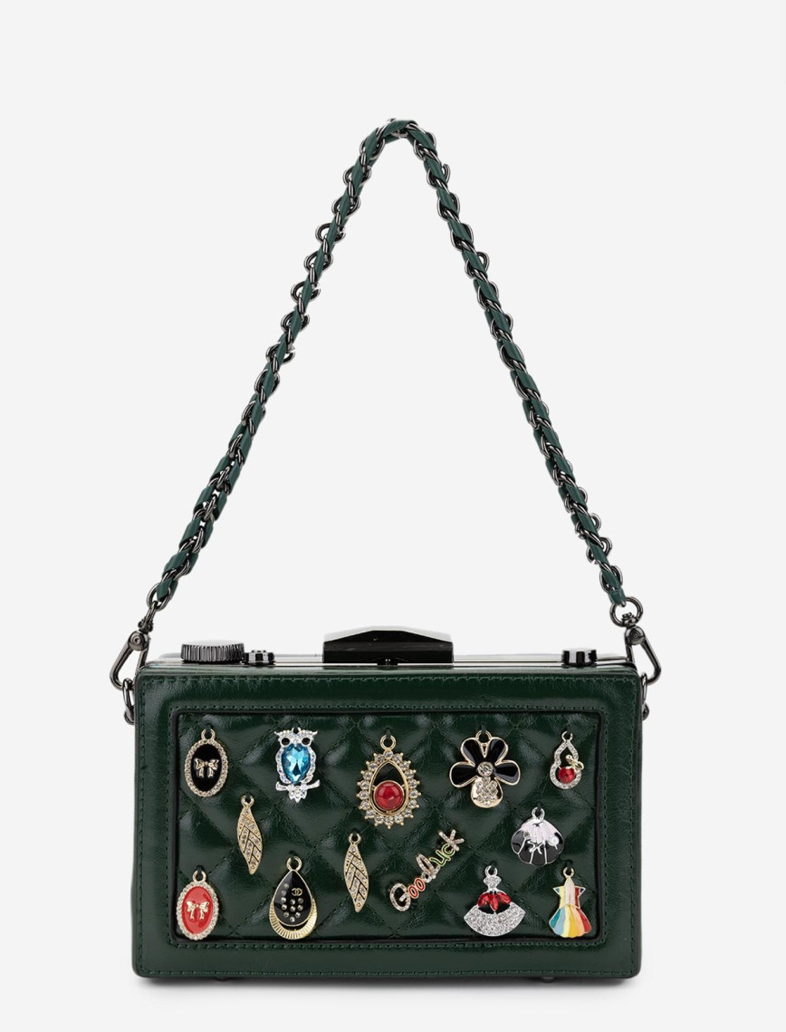 Valmenti Kadın Vegan Yeşil Omuz Çanta