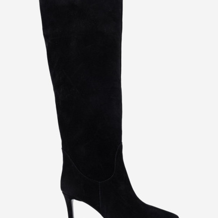 Valmenti Kadın . Siyah Süet Topuklu Çizme Valmenti Kadın . Siyah Süet Topuklu Çizme