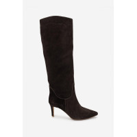 Valmenti Kadın Kahverengi Süet Topuklu Çizme Valmenti Kadın Kahverengi Süet Topuklu Çizme