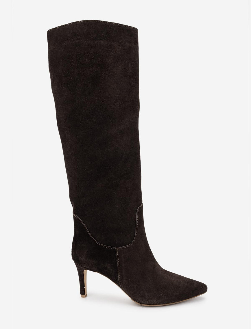 Valmenti Kadın Kahverengi Süet Topuklu Çizme Valmenti Kadın Kahverengi Süet Topuklu Çizme