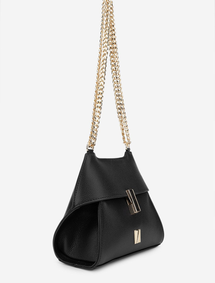 Valmenti Samsa Kadın Siyah Floter Hakiki Deri Omuz Çanta Valmenti Samsa Kadın Siyah Floter Hakiki Deri Omuz Çanta