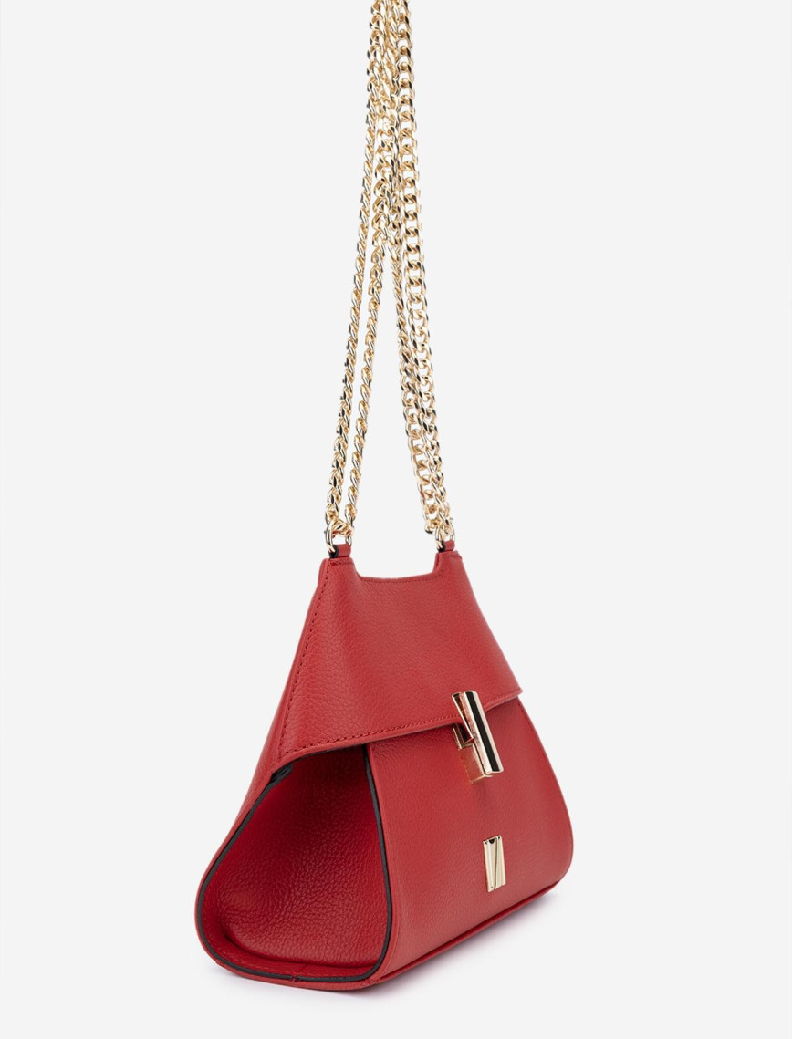 Valmenti Samsa Kadın Kırmızı Floter Hakiki Deri Omuz Çanta Valmenti Samsa Kadın Kırmızı Floter Hakiki Deri Omuz Çanta