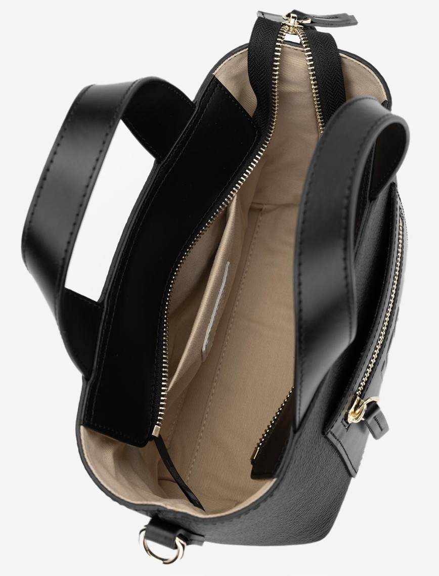 Valmenti Zumba Kadın Siyah/Siyah Hakiki Deri El Çantası Valmenti Zumba Kadın Siyah/Siyah Hakiki Deri El Çantası