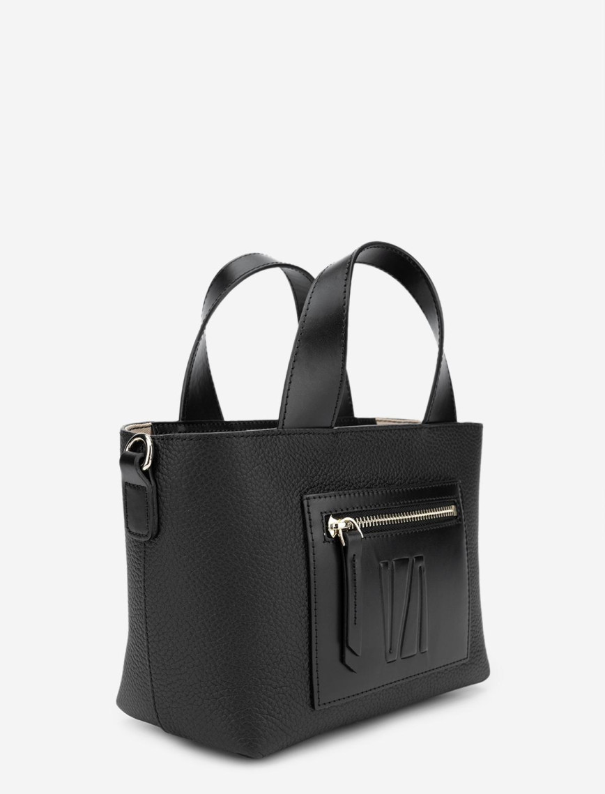 Valmenti Zumba Kadın Siyah/Siyah Hakiki Deri El Çantası Valmenti Zumba Kadın Siyah/Siyah Hakiki Deri El Çantası