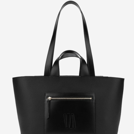 Valmenti Cool Kadın Siyah/Siyah Hakiki Deri Kol Çantası Valmenti Cool Kadın Siyah/Siyah Hakiki Deri Kol Çantası