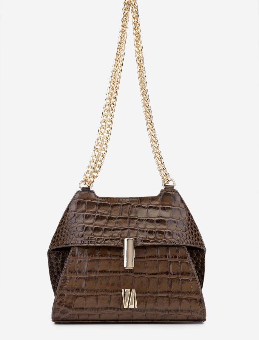 Valmenti Samsa Kadın Kahverengi Hakiki Deri Omuz Çanta Valmenti Samsa Kadın Kahverengi Hakiki Deri Omuz Çanta