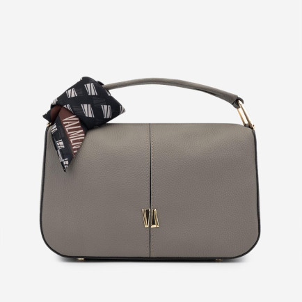 Valmenti Termo Kadın Gri Hakiki Deri Omuz Çanta