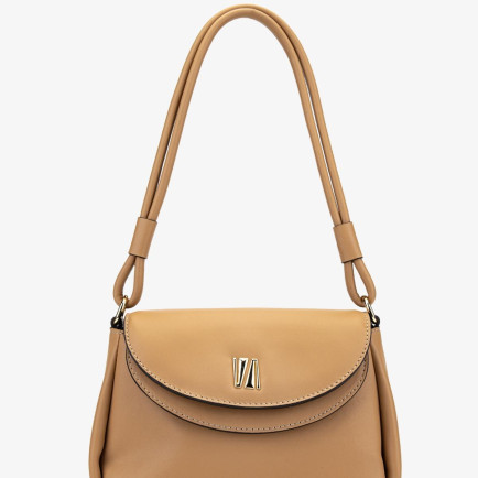 Valmenti Caly Kadın Nude Hakiki Deri Omuz Çanta